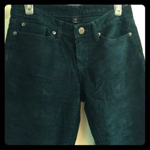 GAP Teal Corduroy Skinny Pants